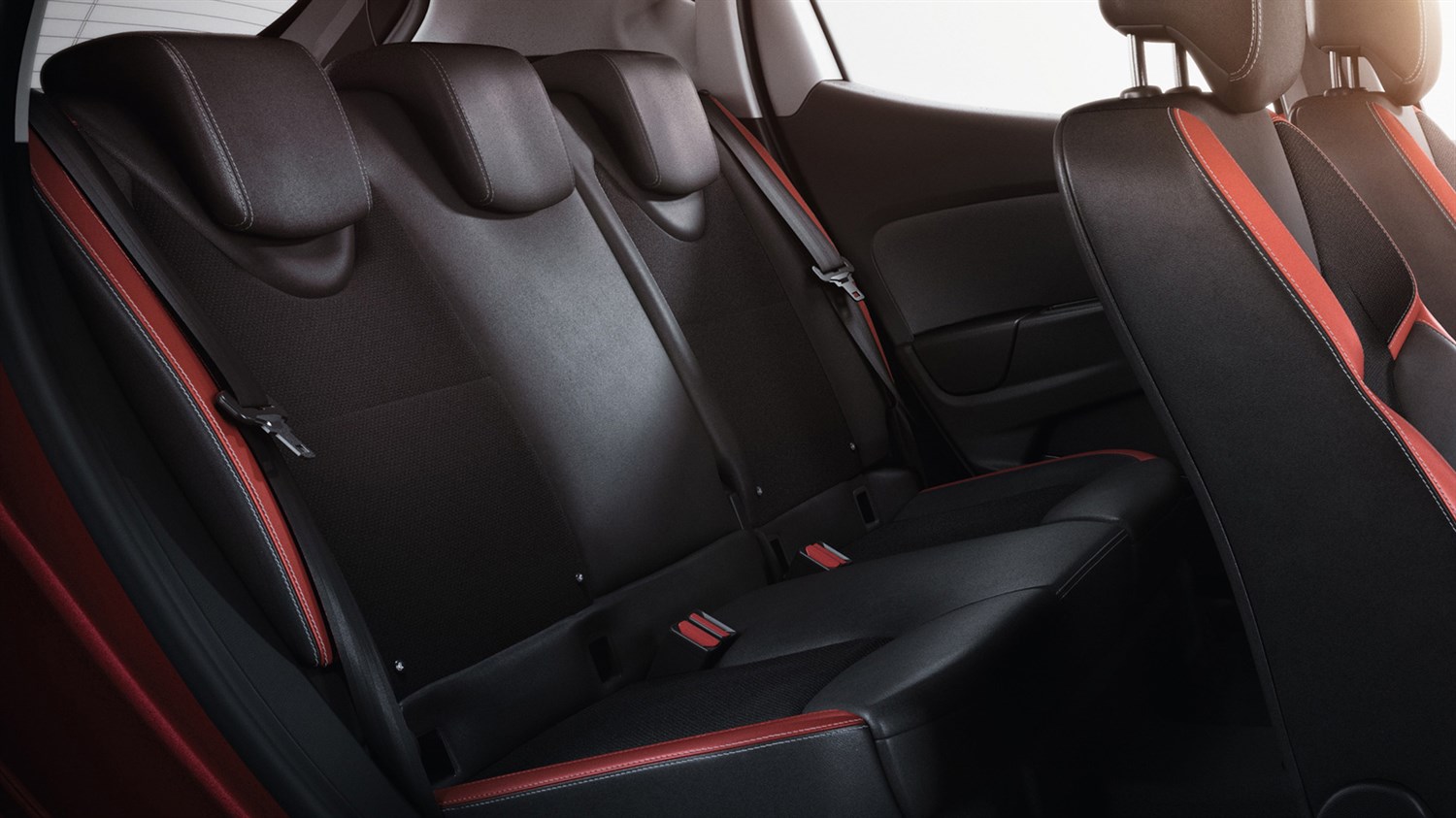 Renault CLIO - design intérieur - banquette arrière