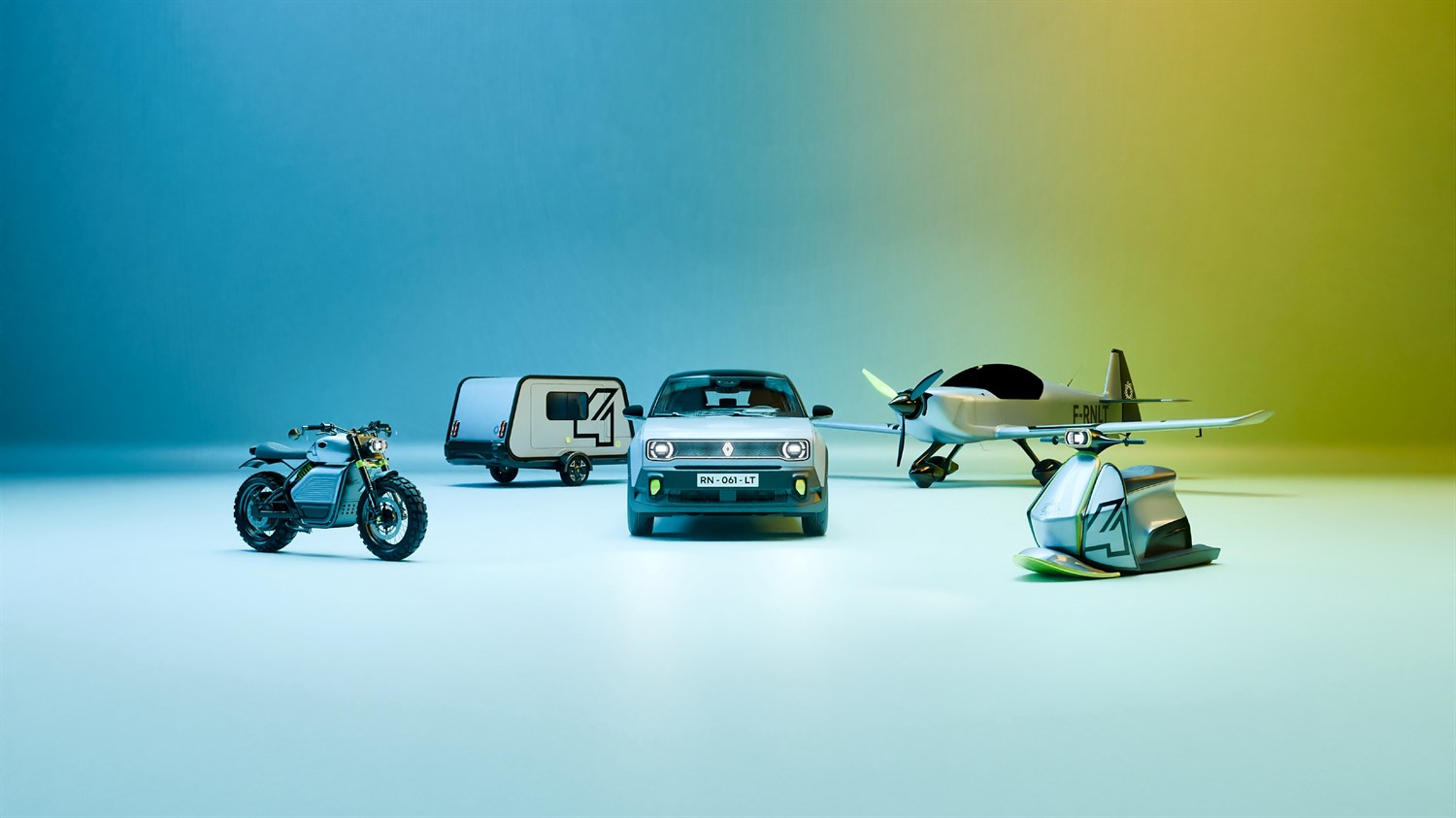 4 mouvements - Renault 4 E-Tech 100% électrique