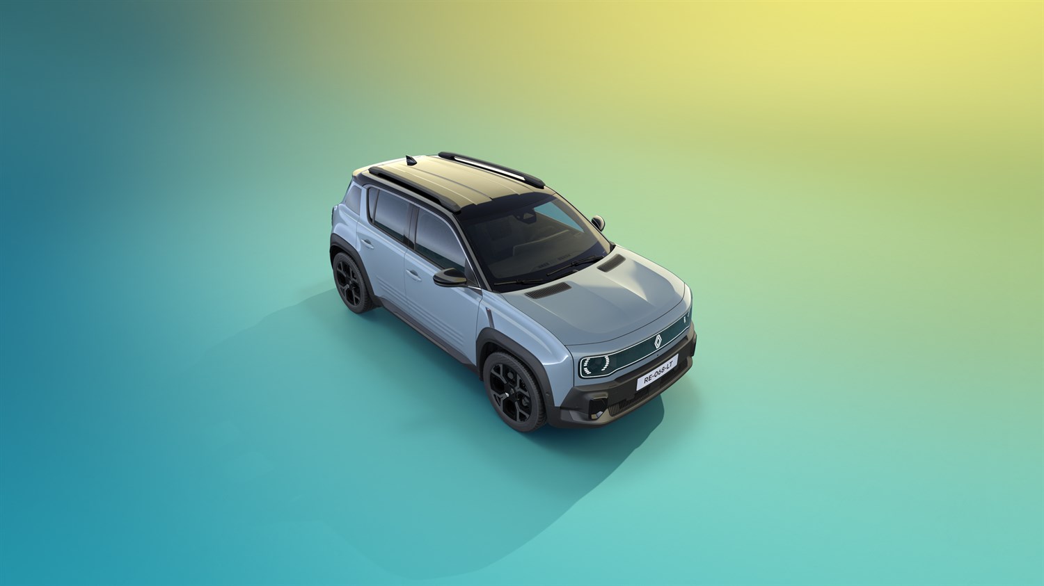 bleu nuage - Renault 4 E-Tech 100% électrique