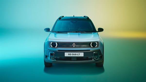 calandre identitaire - Renault 4 E-Tech 100% électrique