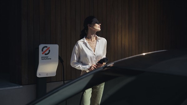 Borne de recharge publique Zoe E-Tech électrique 