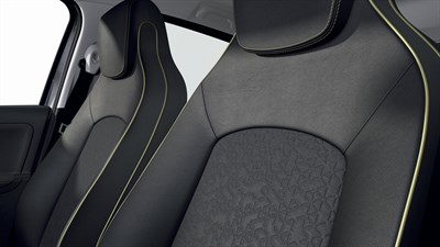 Zoe E-Tech électrique  intérieur, places avant et arrière