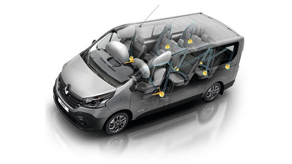 Renault TRAFIC Combi Passenger - Airbags et ceintures de sécurité
